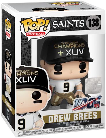 Figurine Funko Pop! N°138- NFL : Saints - Drew Brees (sb Champions Xliv)